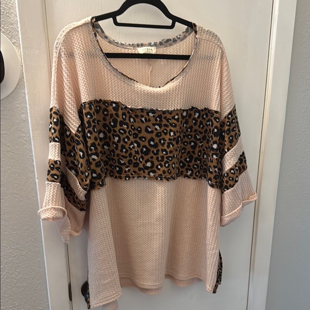Leopard Print Women's Top